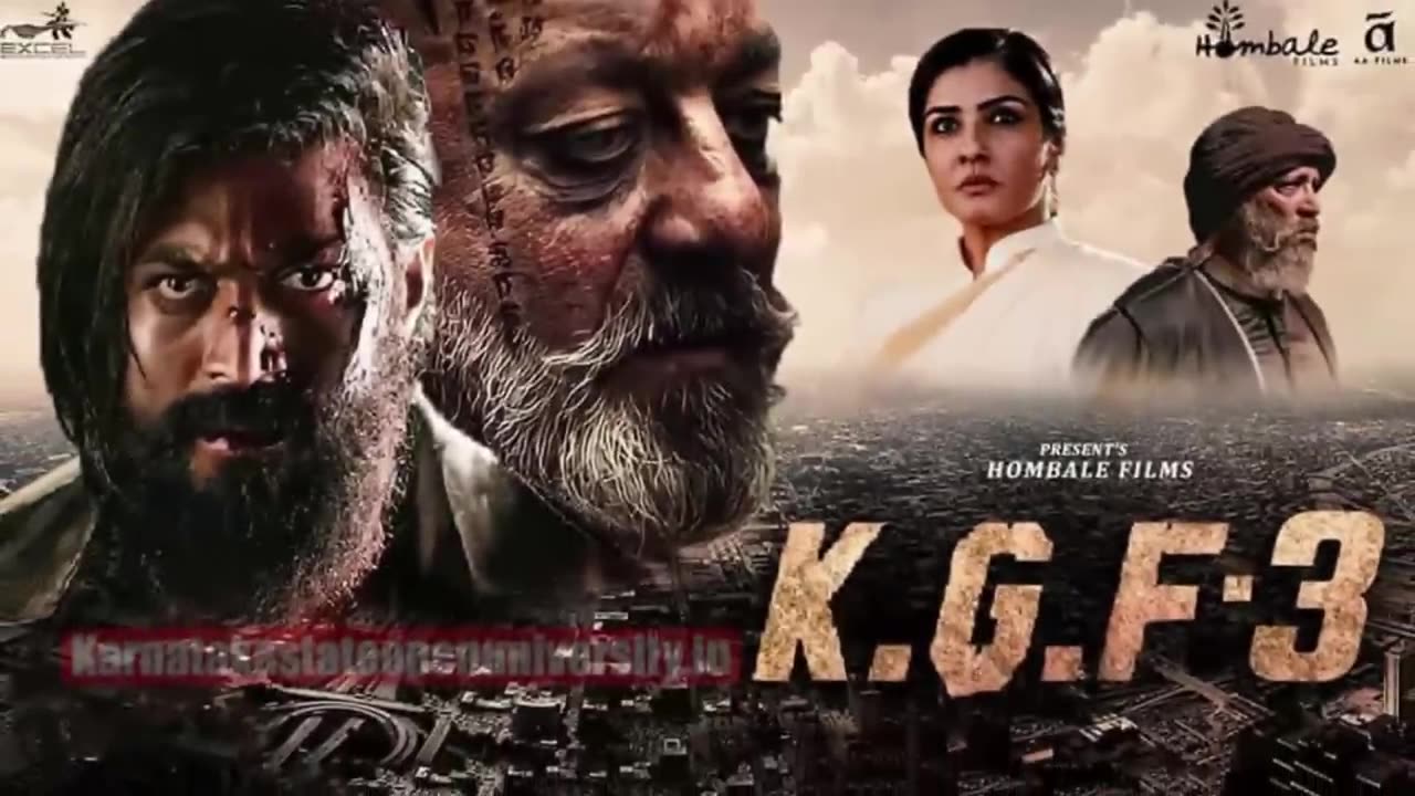 K.G.F Chapter 3. Official trailer, Rocking star yash