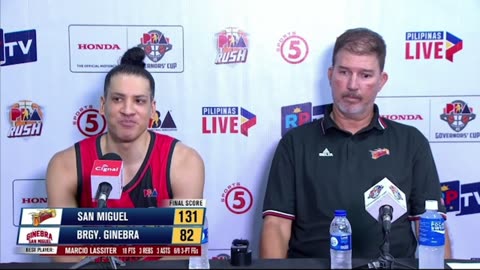 Interview with Best Player Marcio Lassiter and Coach Jorge Gallent [Sep. 15, 2024]