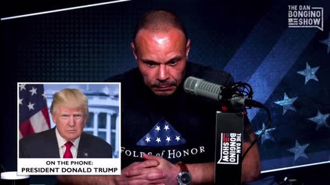 President Trump calls in to Dan Bongino today