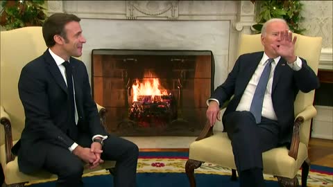 Biden Holds Meeting with Macron LIVE