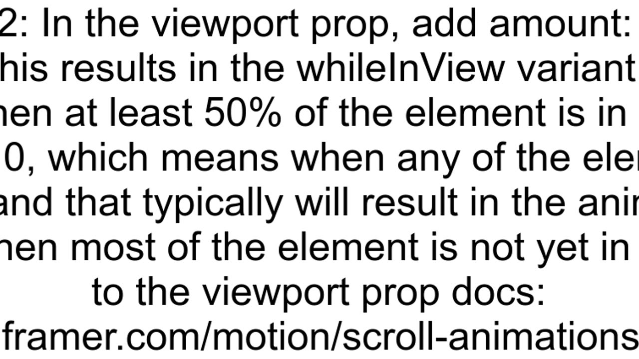 Framer motion whileInView activating before component is in viewport