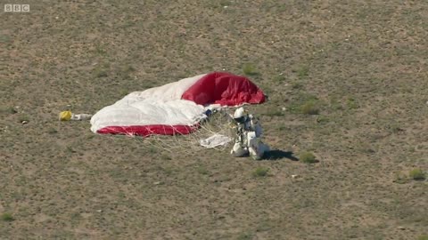 Jumping From Space!-Red Bull Space Dive-BBC