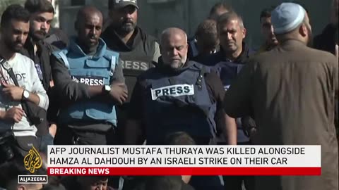 Israel appears to have directly targeted Al Jazeera journalists’ car