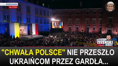 'Chwała Polsce' nie przeszło ukraińcom przez gardła