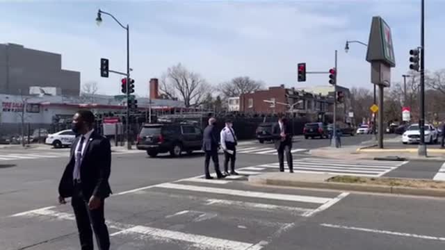 Biden Gets Full High Tech Securitywhile Traveling! *
