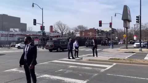 Biden Gets Full High Tech Securitywhile Traveling! *