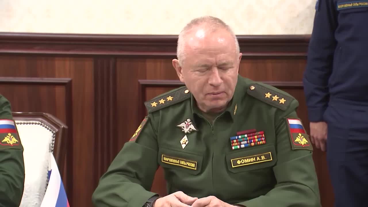 Negotations between General Aleksandr Fomin & UN Under-Secretary-General for Humanitarian Affairs