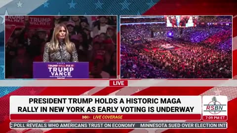 FULL SPEECH Melania Trump 🇺🇸 Delivers Remarks at Madison Square