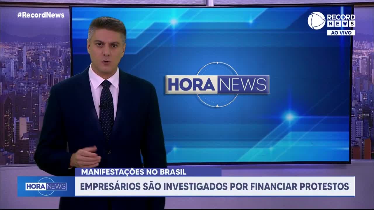 Empresários são investigados por financiar protestos