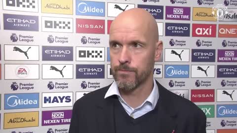 Erik ten Hag Reacts To Derby Defeat | Man City v Man Utd