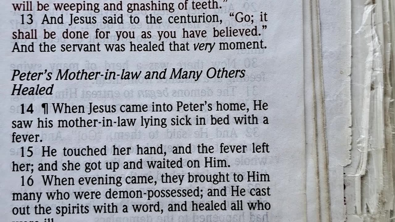 He cast out the spirits with a word. Mt8:18b Homer, Alaska 8/7/2023