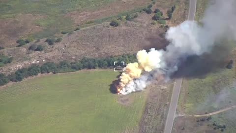 Smerch SAM Hit By Ukrainian Artillery