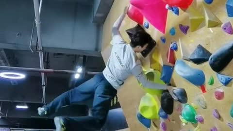 Body Control of Rock Climbers