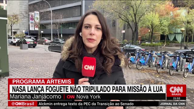 Nasa lança foguete não tripulado para missão à Lua | JORNAL DA CNN