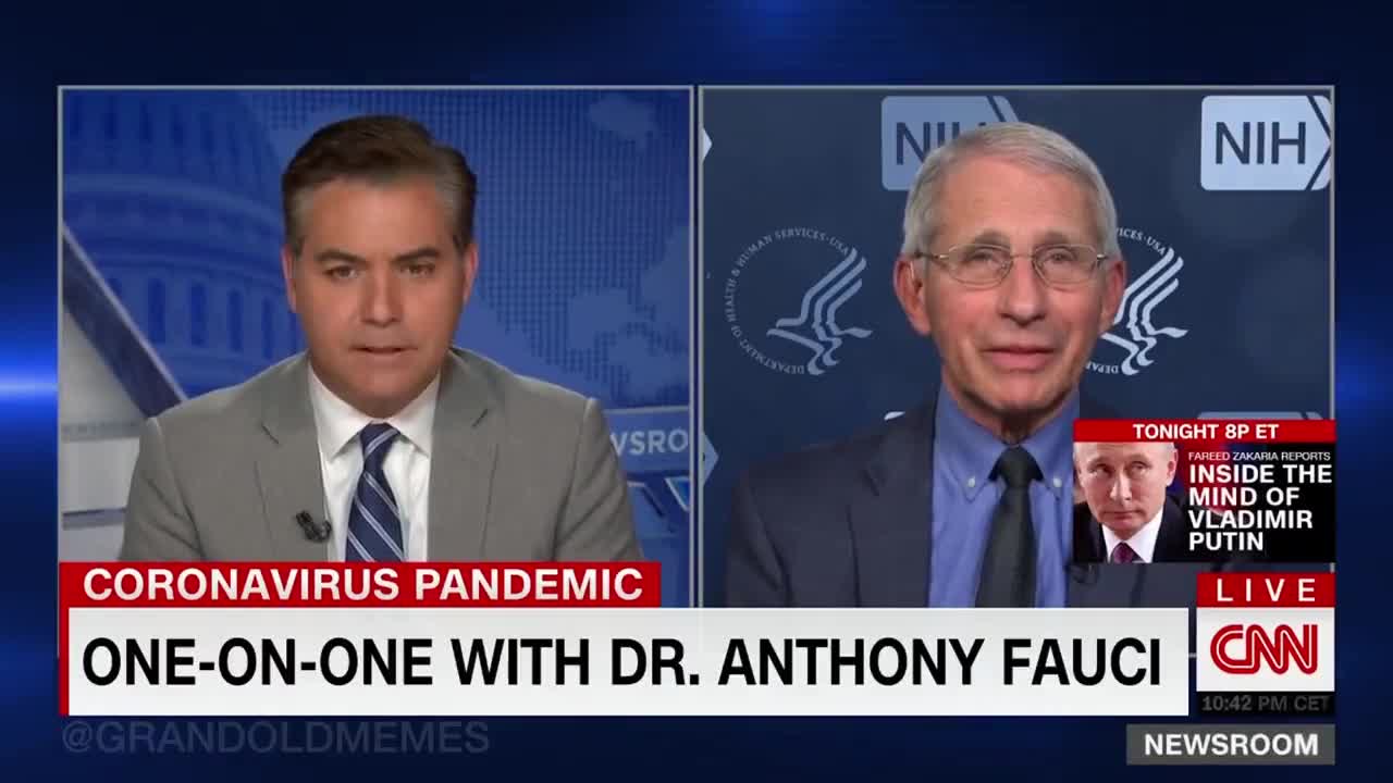 Donald Trump to Fauci:
