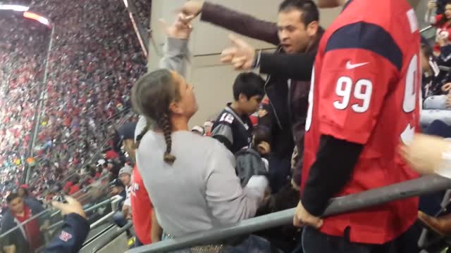 *FULL VERSION* Fight Patriots fan vs Texans fan