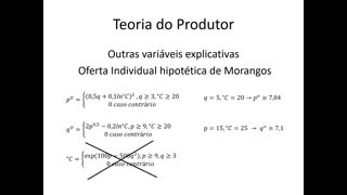 Microeconomia 088 Teoria do Produtor Curva de Oferta, Oferta Inversa e Oferta de Mercado