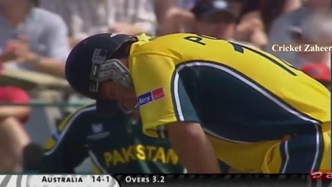Shoaib Akhtar vs Mathew Hayden | Fastest spell vs Australia World Cup 2003