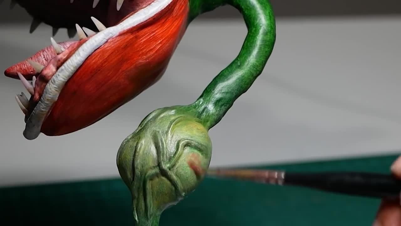 How To Make Super Mario Bros Piranha Plant with Polymer clay