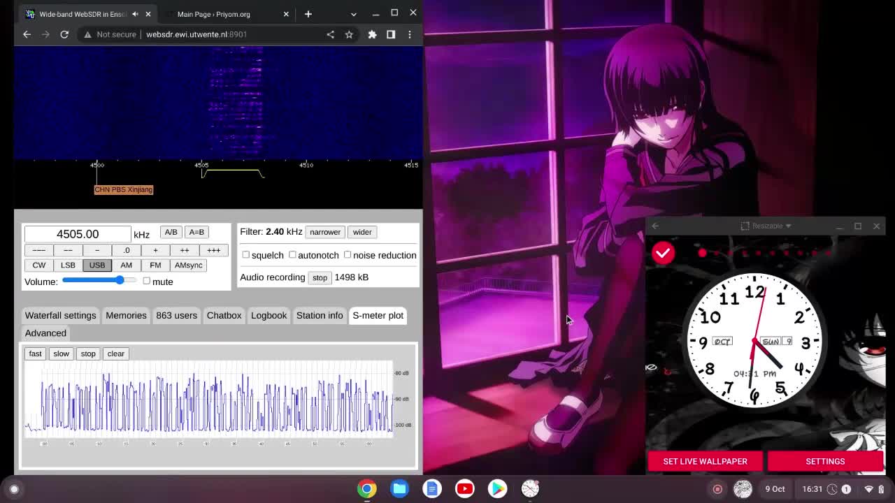 E11 Oblique 09/10/2022 1530 UTC 4505kHz