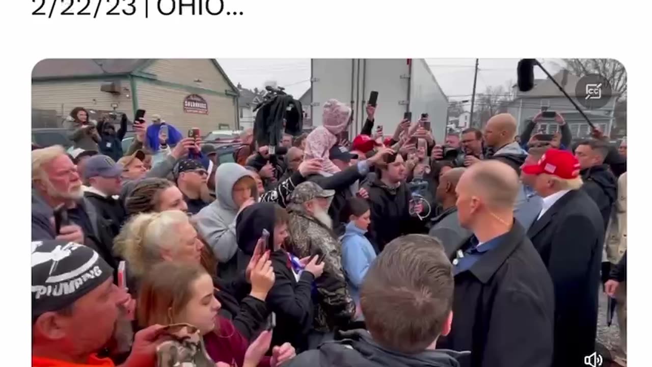 True Leader | President Trump Arrives in East Palestine, OH