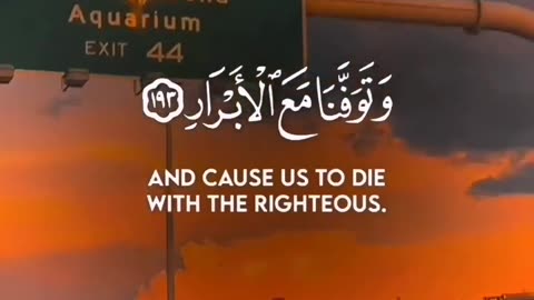 [سُورَةُ آلِ عِمۡرَانَ: ١٩٣]