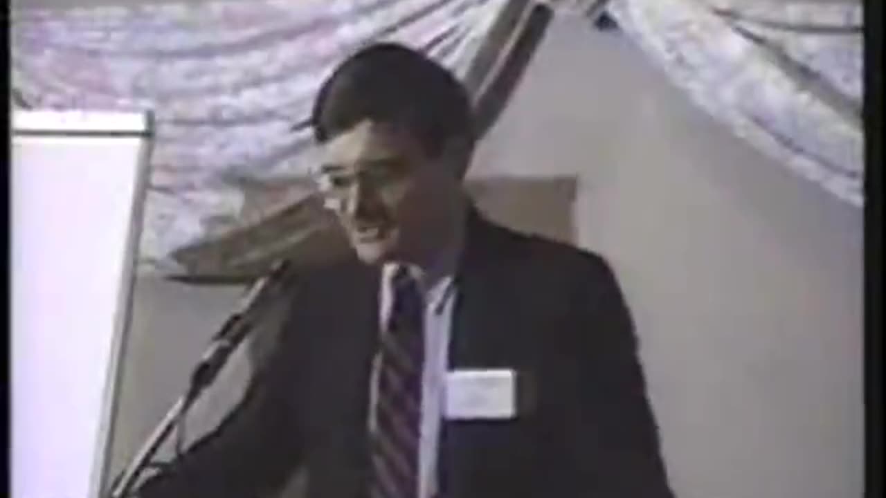 John Toland at the 10th IHR Conference (1990)