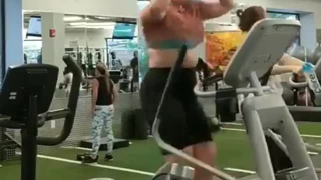 Funny Fitness Woman