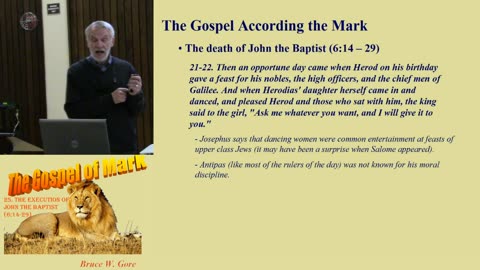 25. The Execution of John the Baptist (6:14-29)