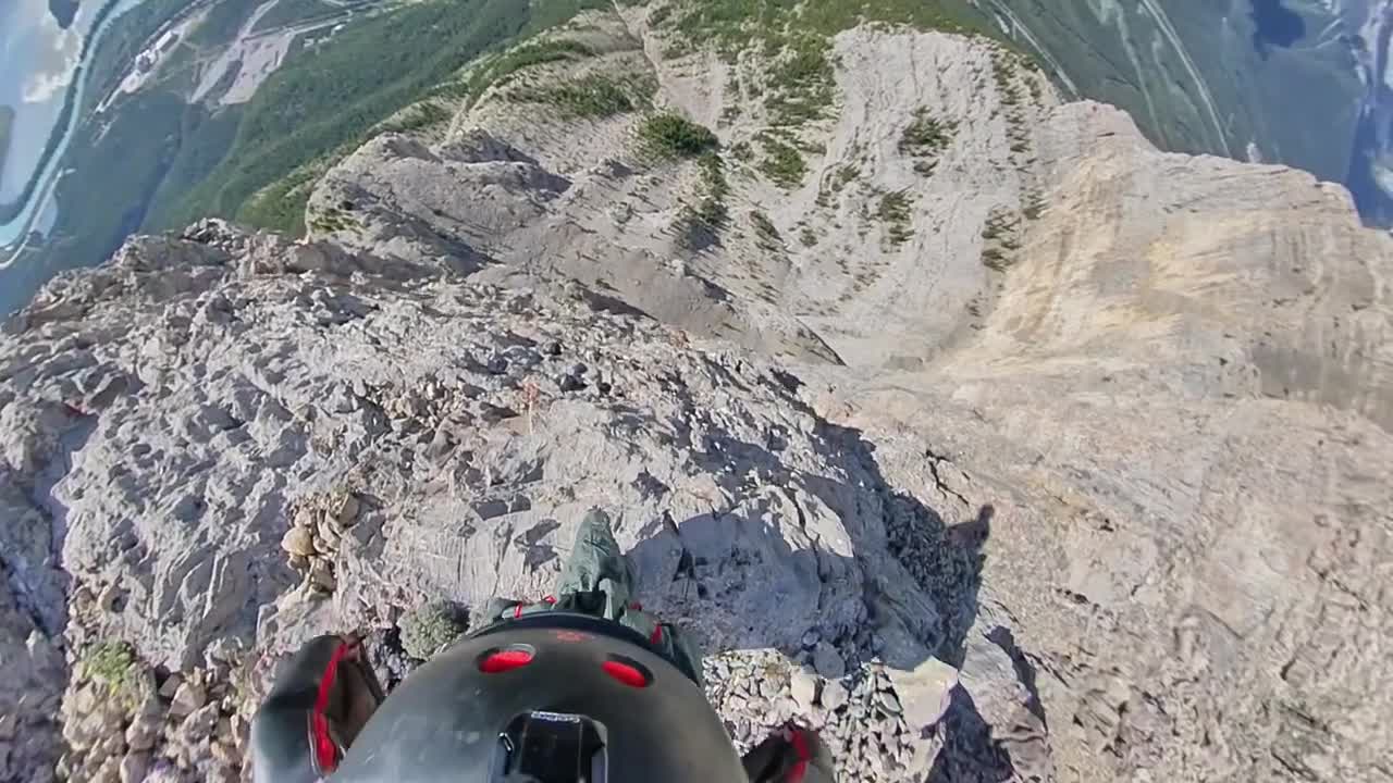 Grotto Mountain Base Jump