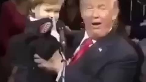 Donal trump's ask to baby