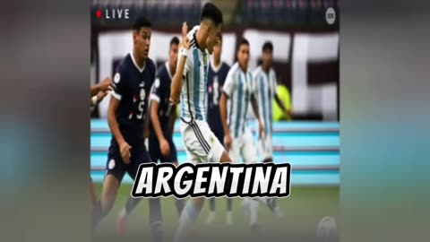 Argentina 3 vs Paraguay 3.Sub 23