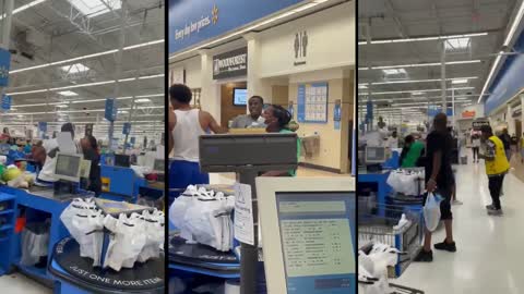 Walmart Customers Fight over Mask Mandates in showroom