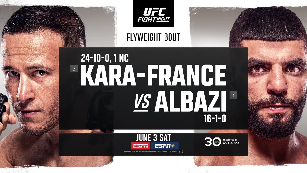 UFC Vegas 74 : Kara-franc vc Albazi |Fight Promo