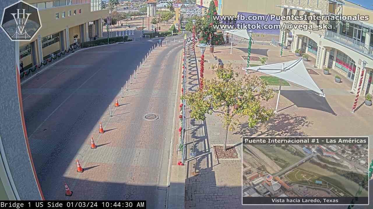 2024-01-03 - Puente Internacional 1 (viendo hacia Laredo, Texas)