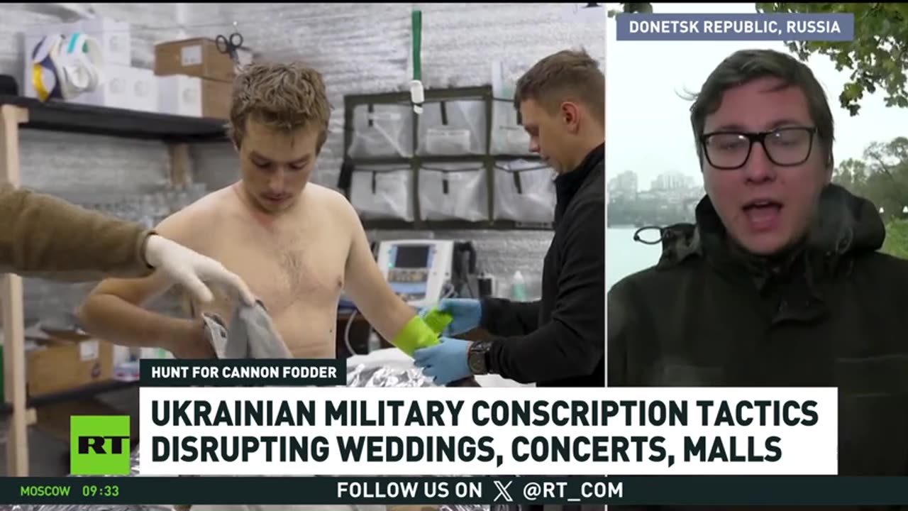Kiev conscription officers hunt for men at wedding, concerts and malls