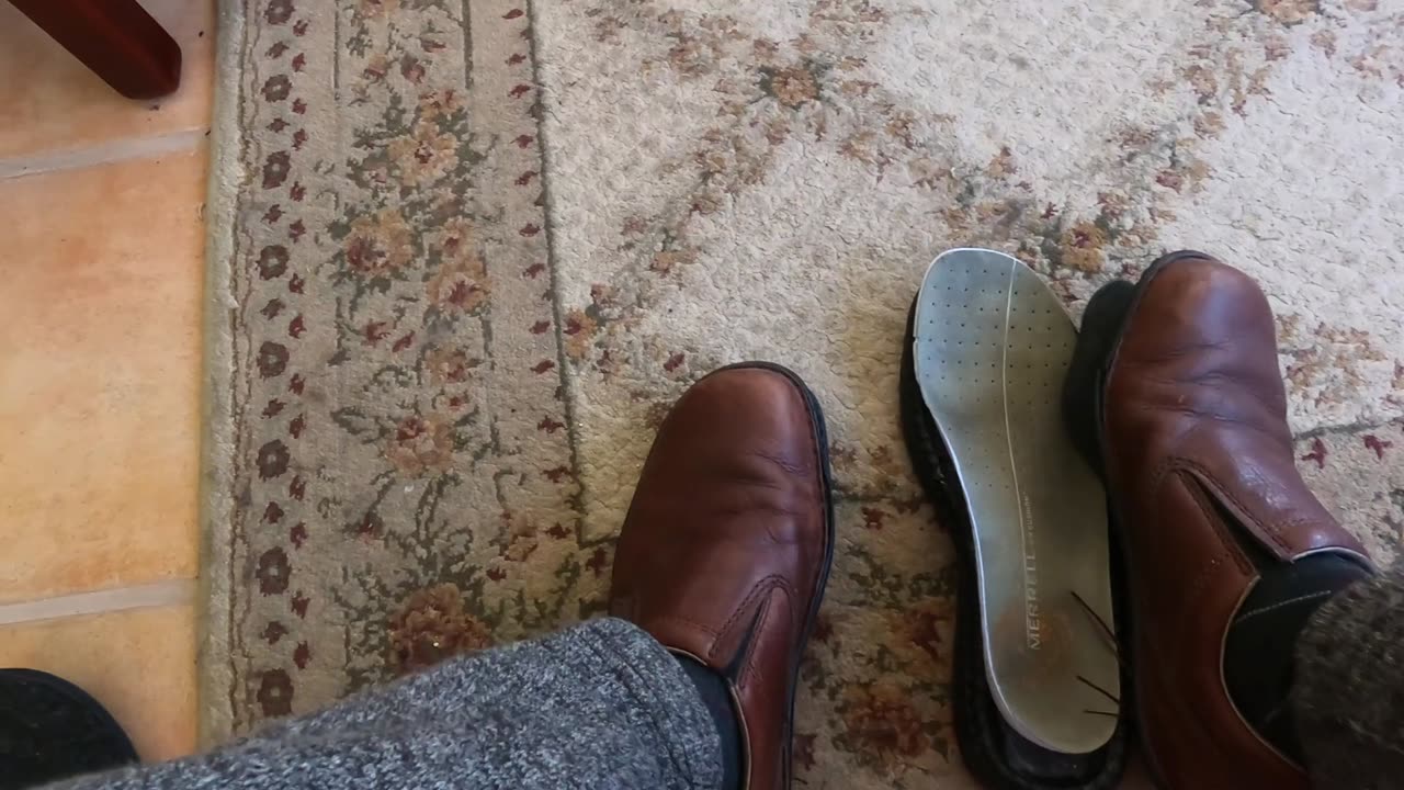 How I lost the soles of my shoes.