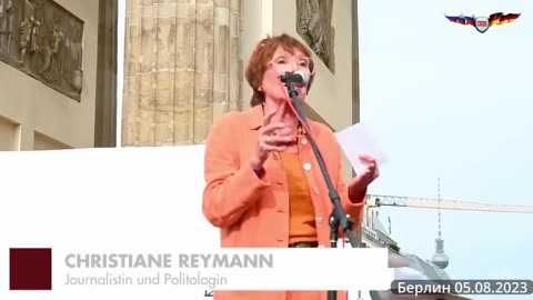 Немецкий политолог: Я сама видела кто и как начал войну в Украине и это не Путин!