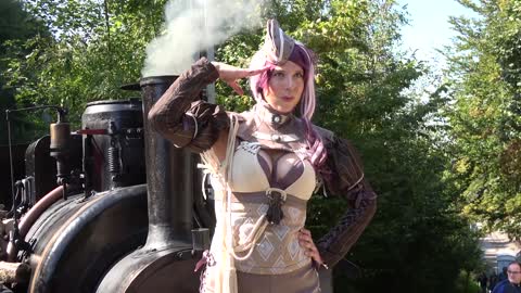 Luxembourg Steampunk Convention in Fond-de-Gras - Anno 1900 - Differdange funny video