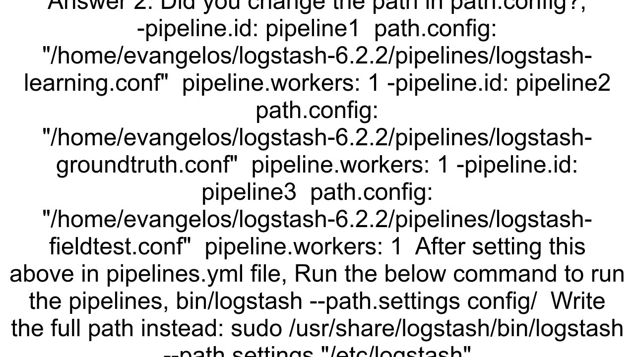 Failed to read pipelines yaml file