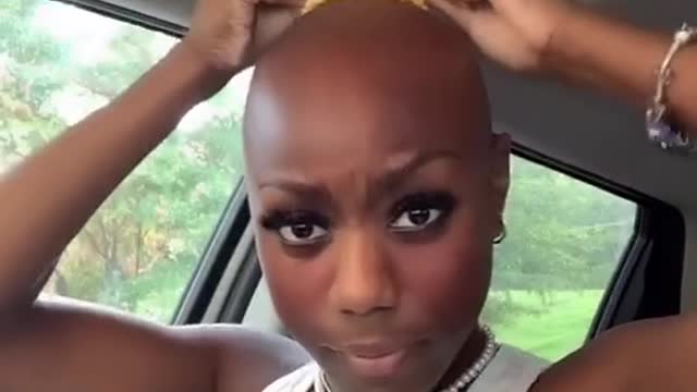 Beauties tie their hair