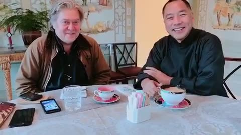 20181109文贵先生视频：昨晚上我6点多睡觉．一大早班8点钟突然到来……他昨晚上也一夜没睡．开车从华盛顿过来！为了我们的新闻发布会！为了接下来的几天按排！