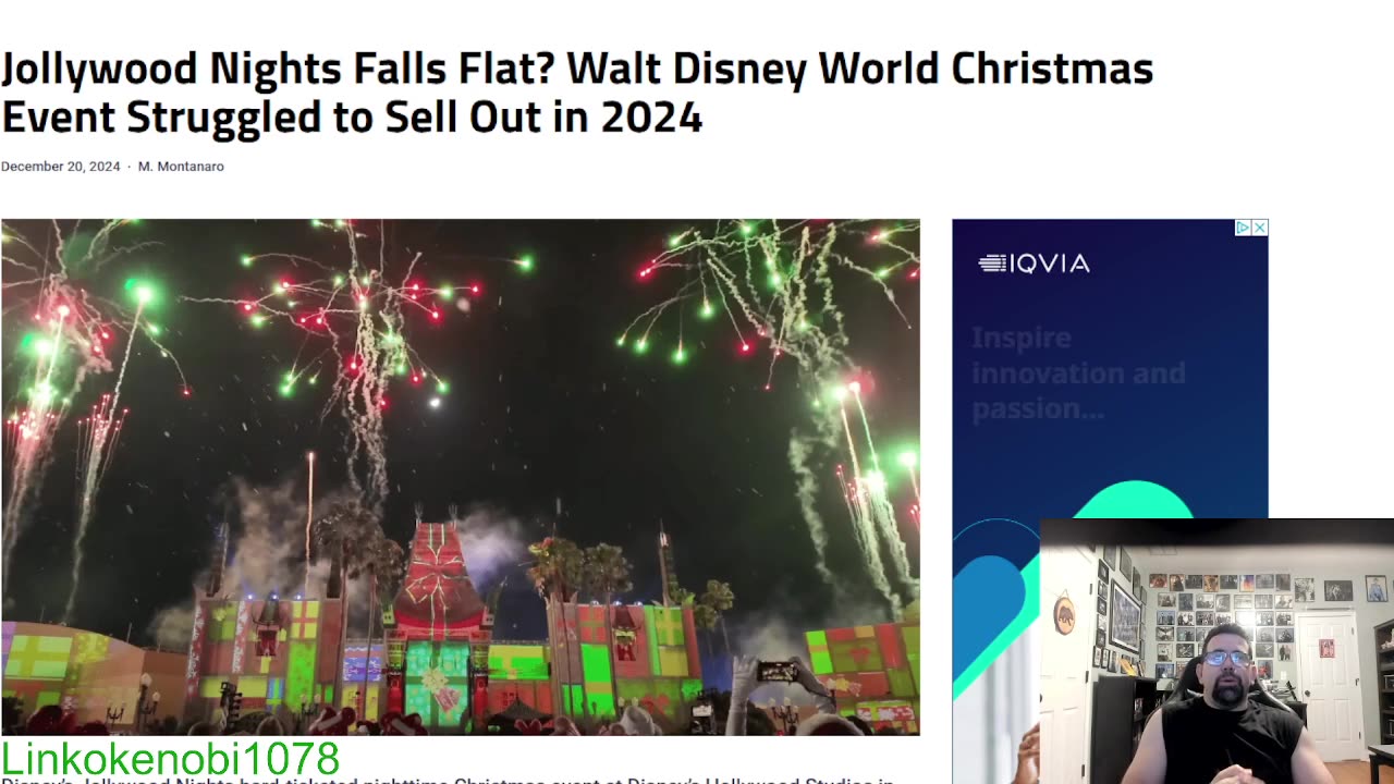 Disney's JollyWood Xmas Celebration Didn't Get Enough Tickets Sold