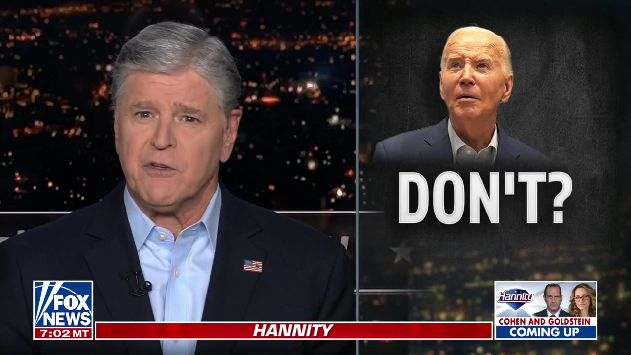 Sean Hannity: Biden has never looked weaker