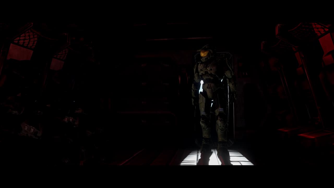 Halo 3 Master Chief and Sarge land on The Ark