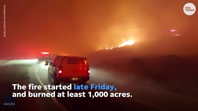 Colorado Fire rages near Big Sur, California | USA TODAY