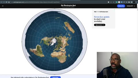 Flat Earth Map Used By Various Government Agencies