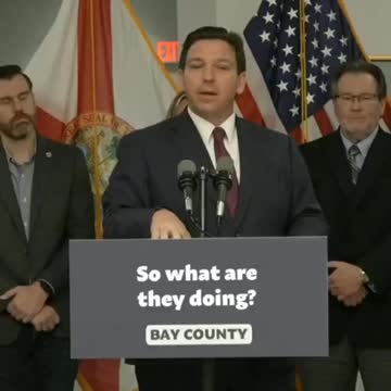 USA - Gov. Ron DeSantis On Hospitals Letting The Covid-Positive Work After Firing The Unvaccinated