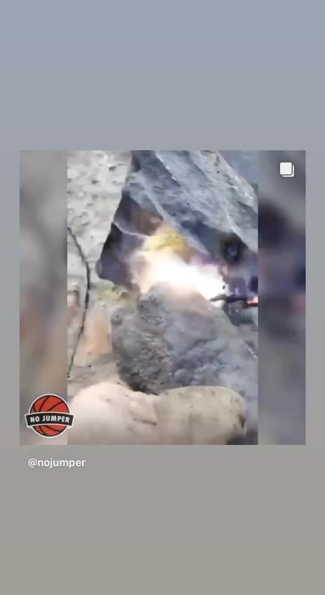 Electrical charged rocks