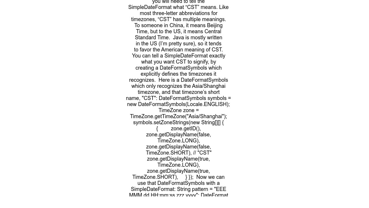 Java apache.commons.lang3.time.DateUtils.parseDate with a timezone